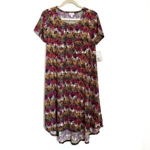 LuLaRoe Carly Dress XS High Low  Stars